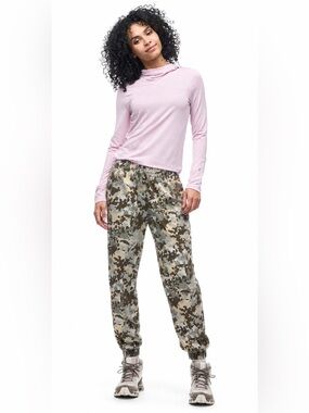 Indyeva Women’s Lastik Regular Waist Jogger Pant Camo Size Medium 883